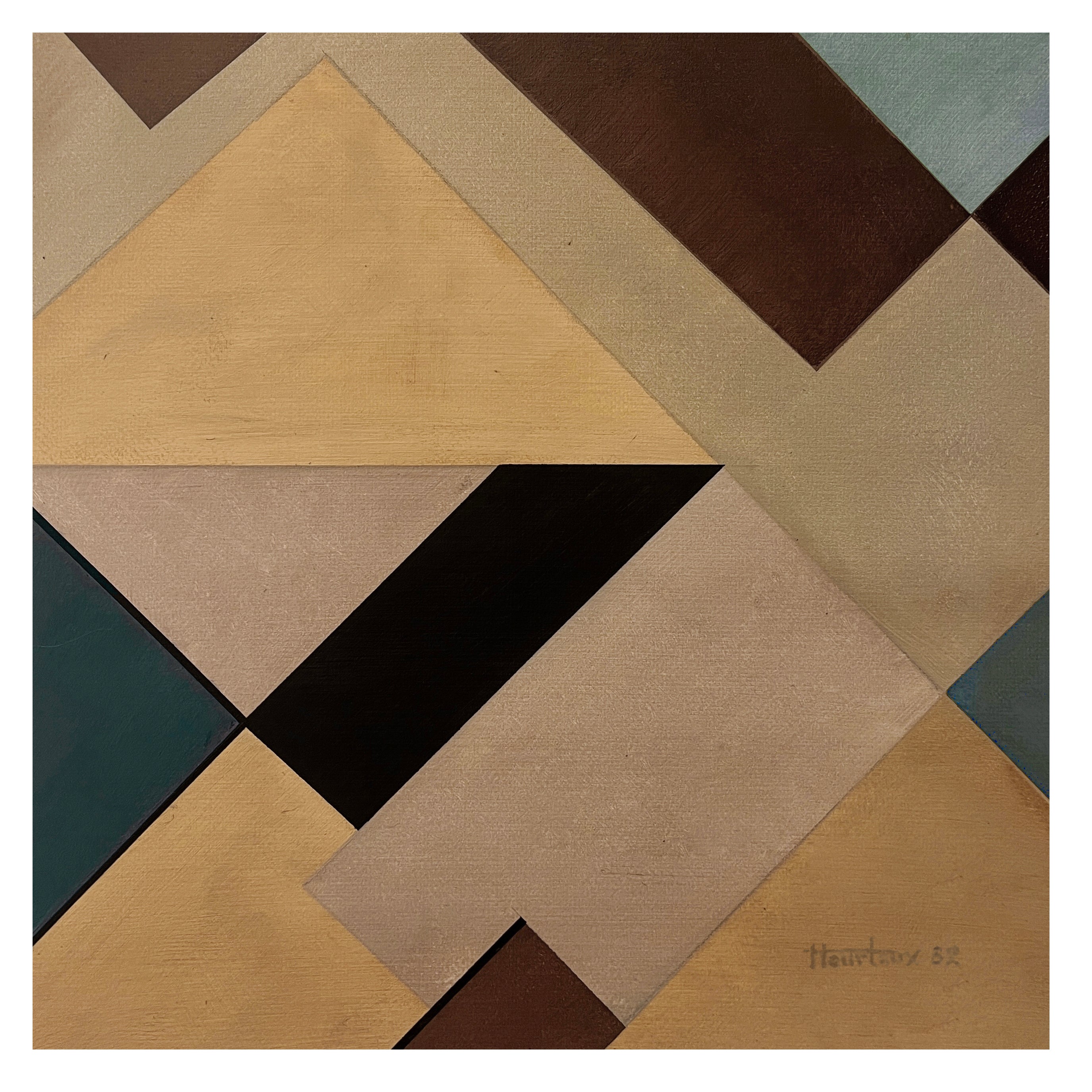 Andre Heurtaux Petite Composition Abstraite, 1952