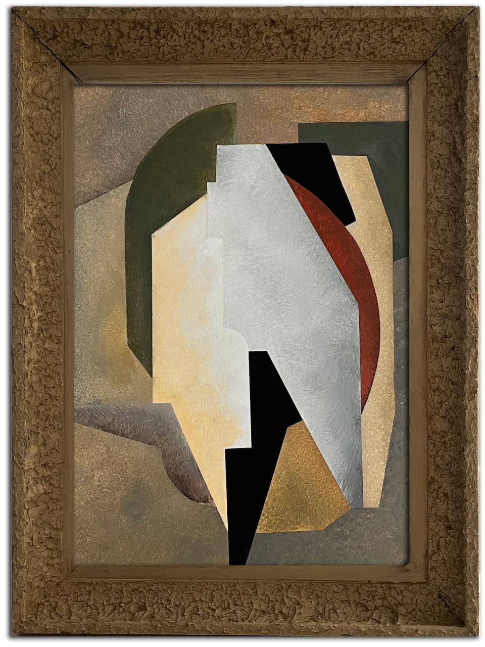 OIL ON WOODPANEL SIGNED E. OTT CIRCA 1940