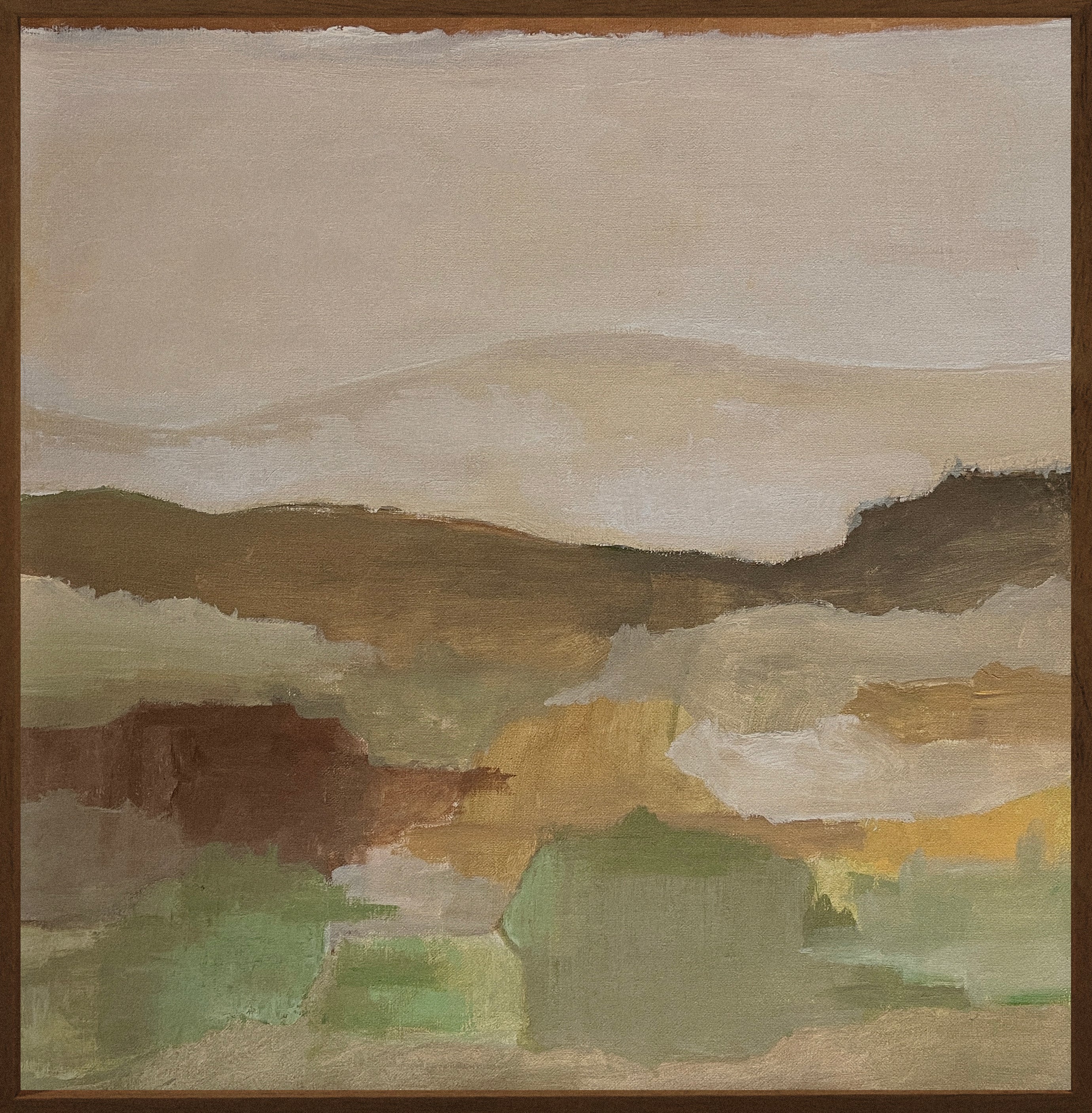 VERY LARGE OIL ON CANVAS by HERBERT BARNETT