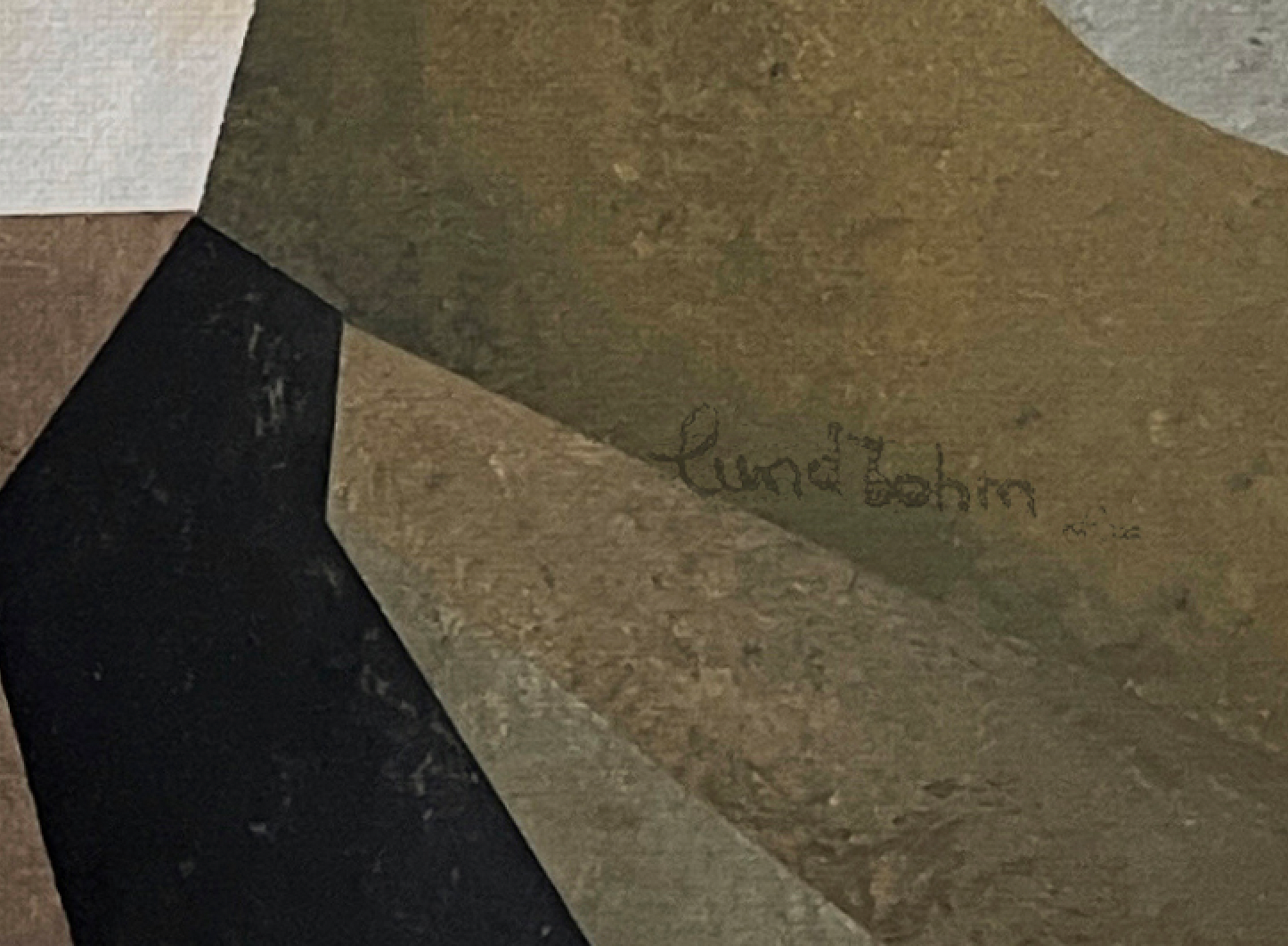 LARGE OIL ON CANVAS by SIXTEN LUNDBOHM, 1933